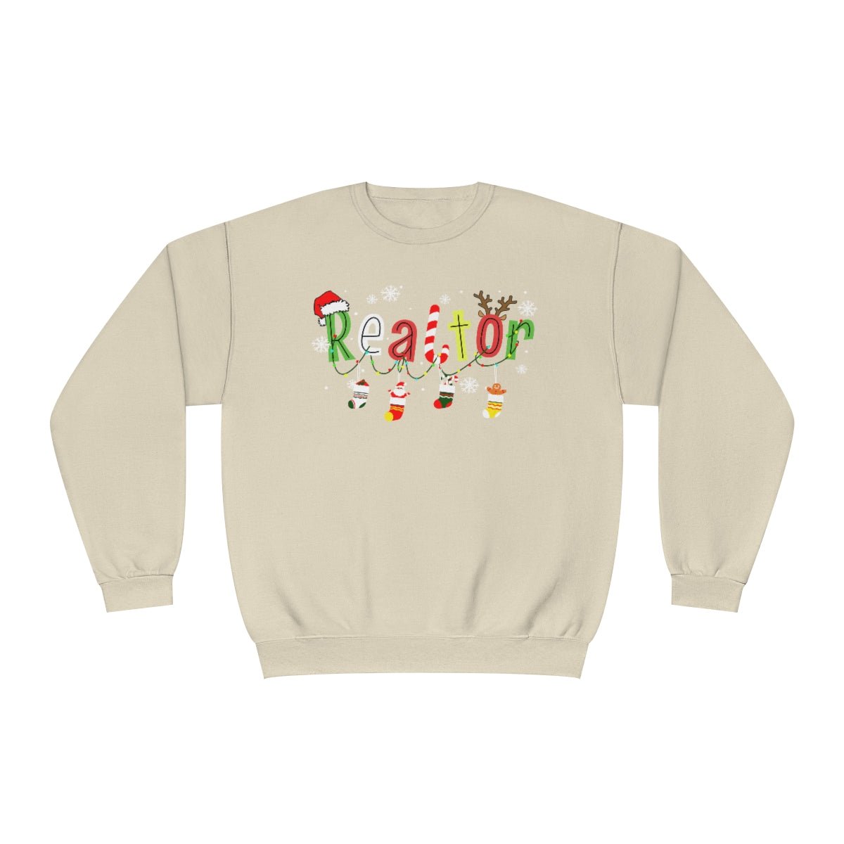 Realtor Christmas Sweatshirt - Sweatshirt | ShirtyAgents