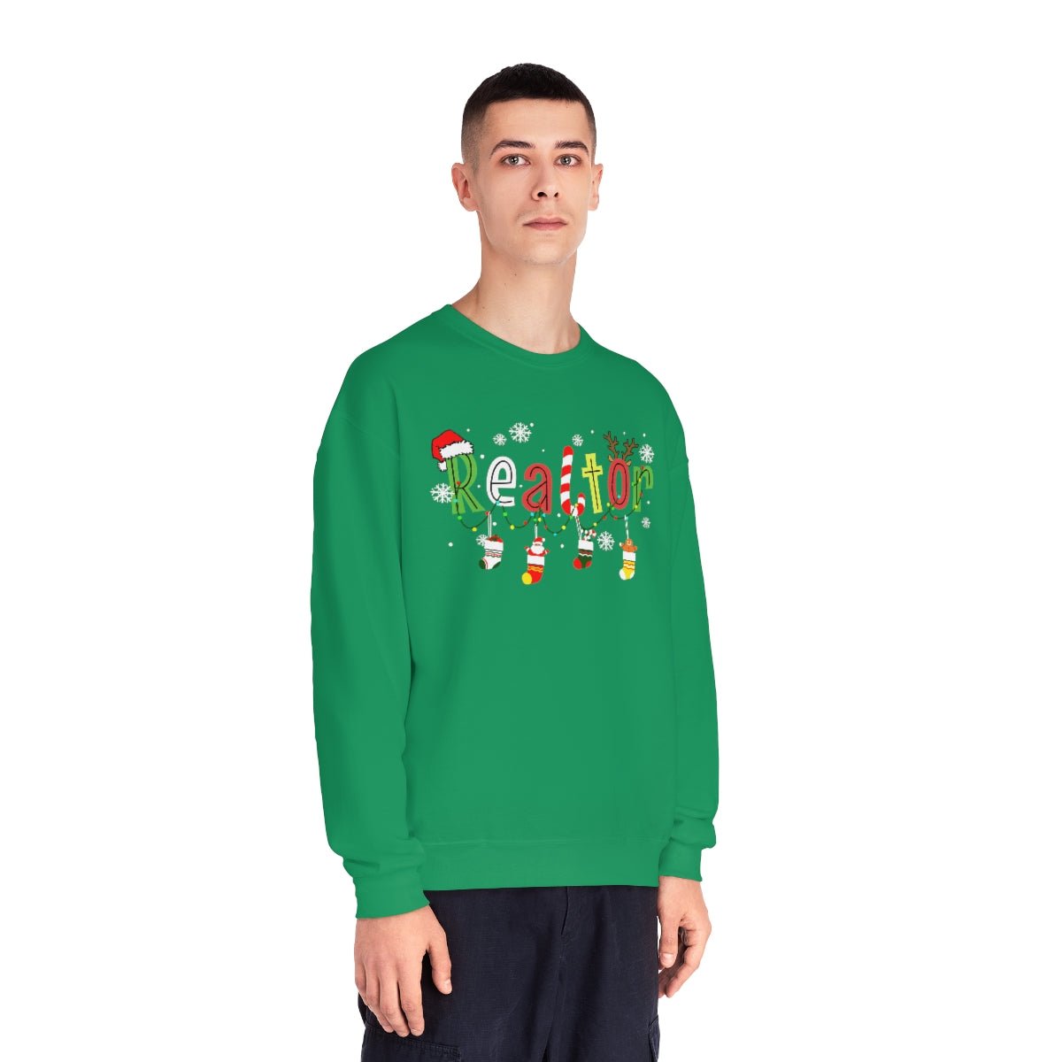 Realtor Christmas Sweatshirt - Sweatshirt | ShirtyAgents