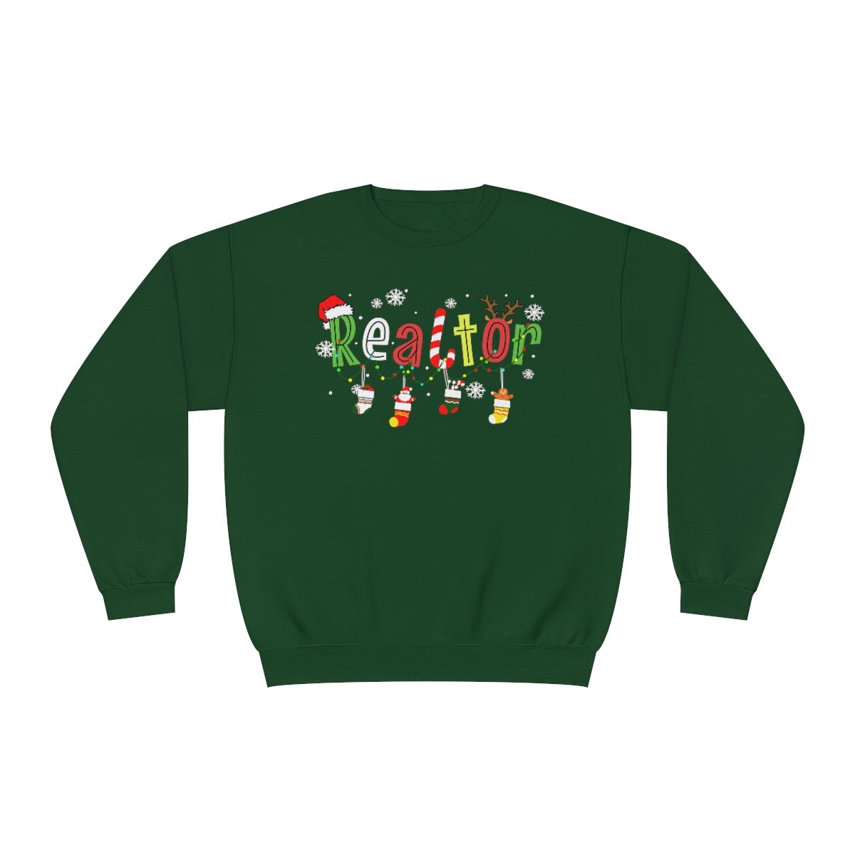Realtor Christmas Sweatshirt - Sweatshirt | ShirtyAgents