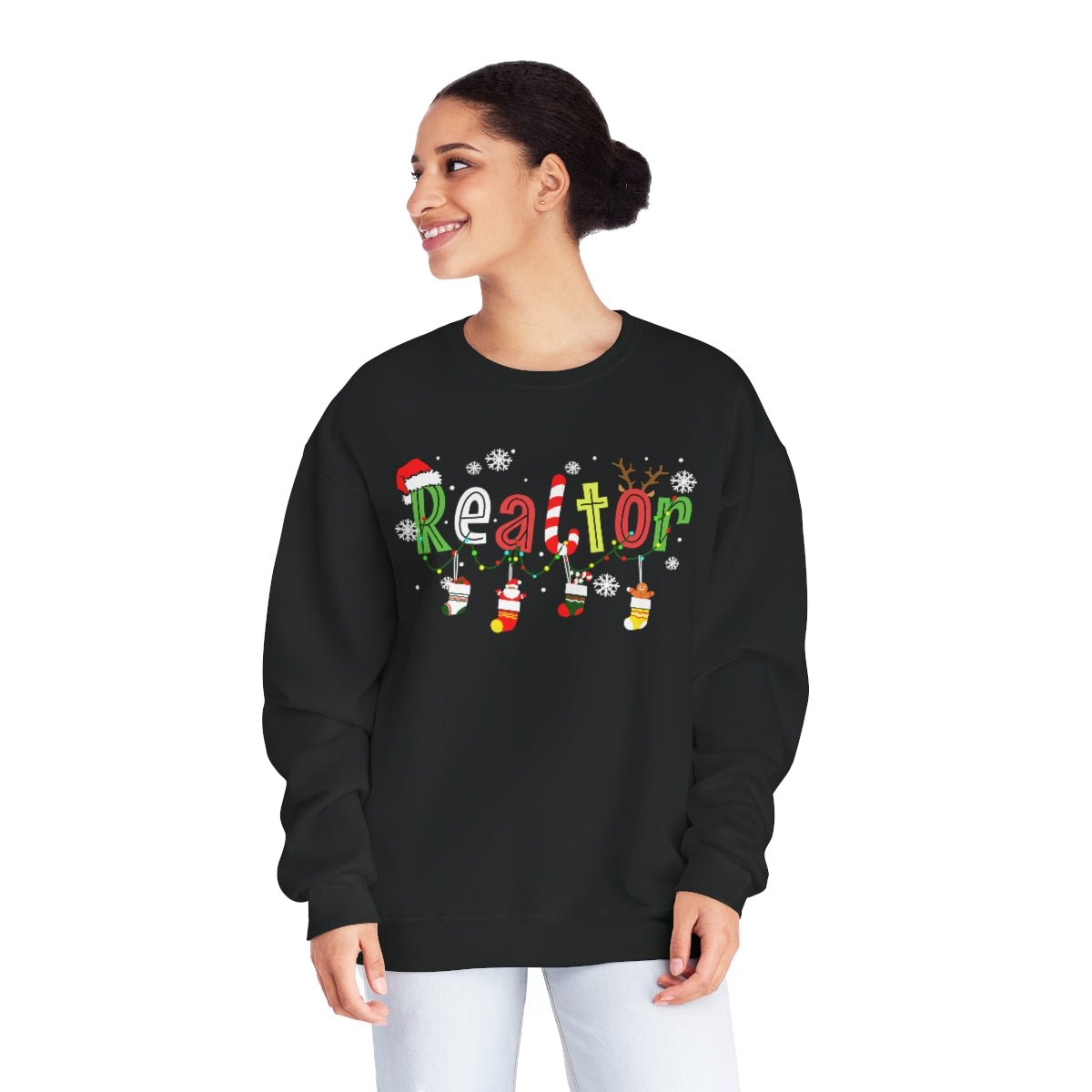 Realtor Christmas Sweatshirt - Sweatshirt | ShirtyAgents