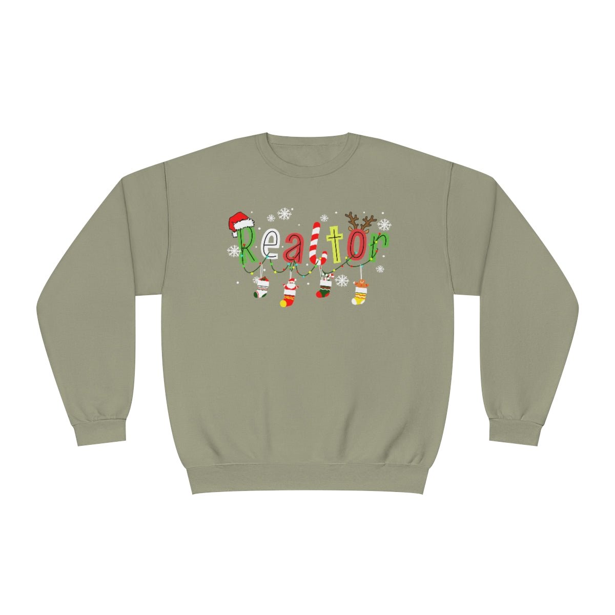 Realtor Christmas Sweatshirt - Sweatshirt | ShirtyAgents