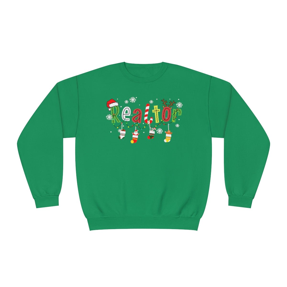 Realtor Christmas Sweatshirt - Sweatshirt | ShirtyAgents