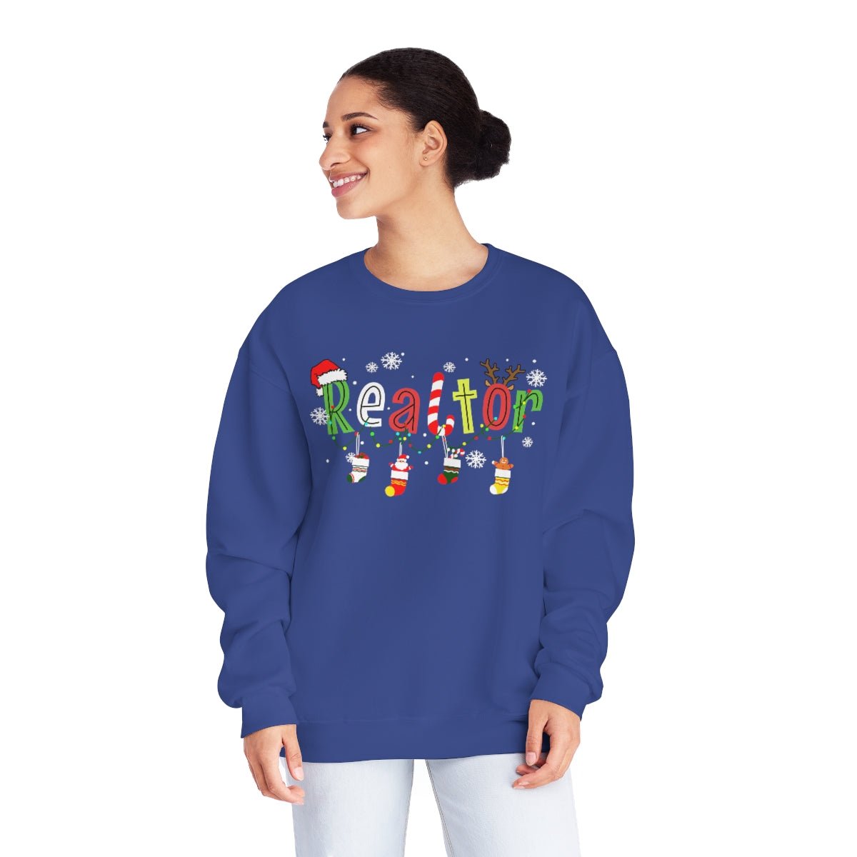 Realtor Christmas Sweatshirt - Sweatshirt | ShirtyAgents