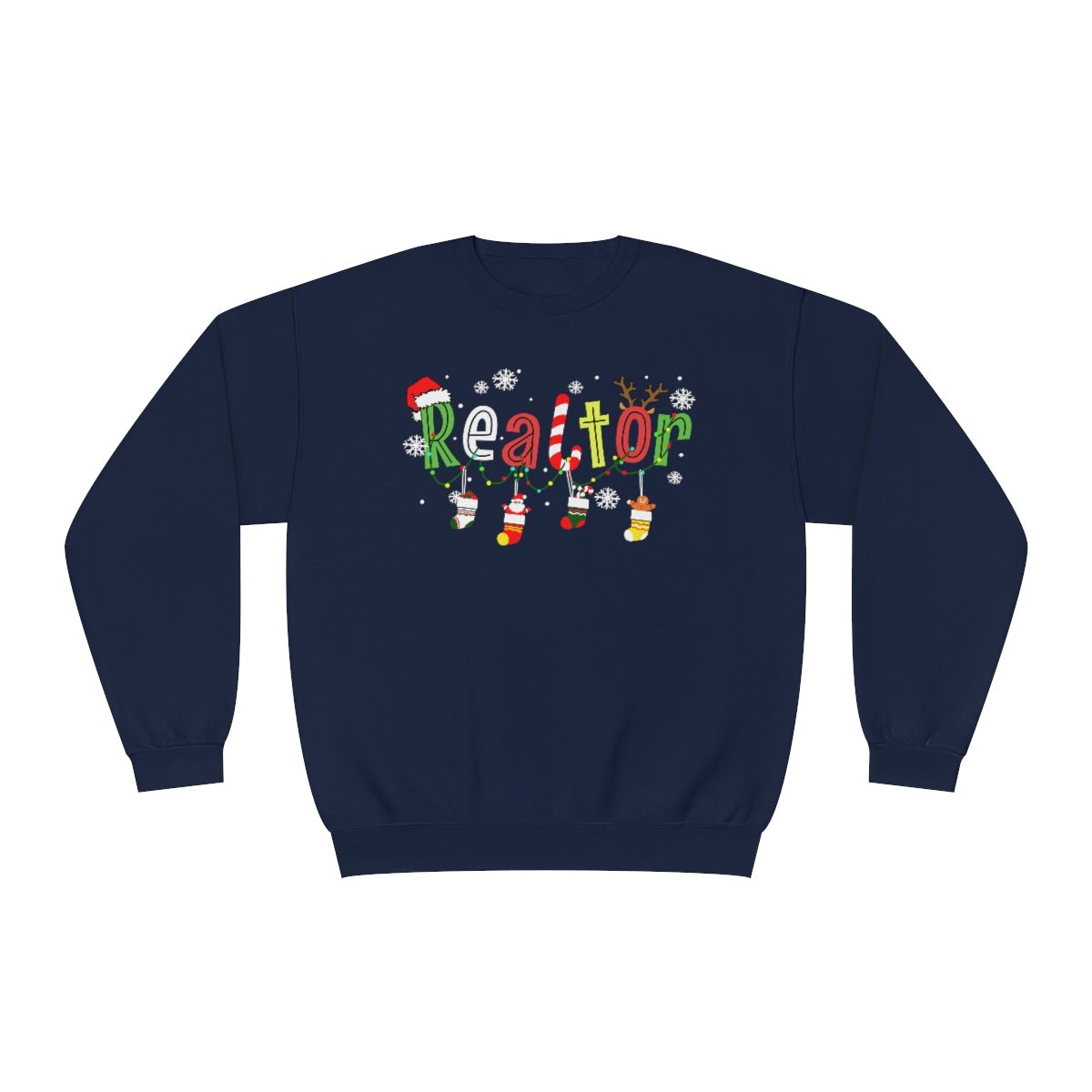 Realtor Christmas Sweatshirt - Sweatshirt | ShirtyAgents