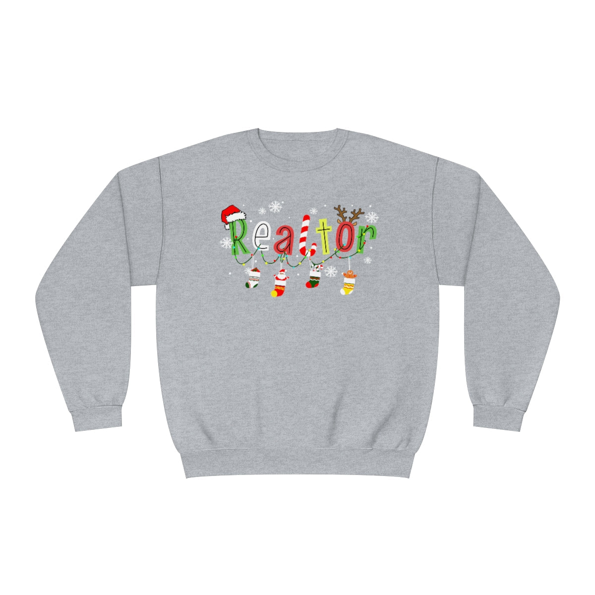 Realtor Christmas Sweatshirt - Sweatshirt | ShirtyAgents