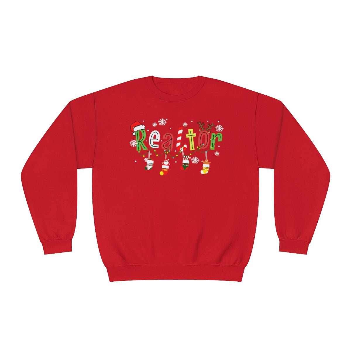 Realtor Christmas Sweatshirt - Sweatshirt | ShirtyAgents