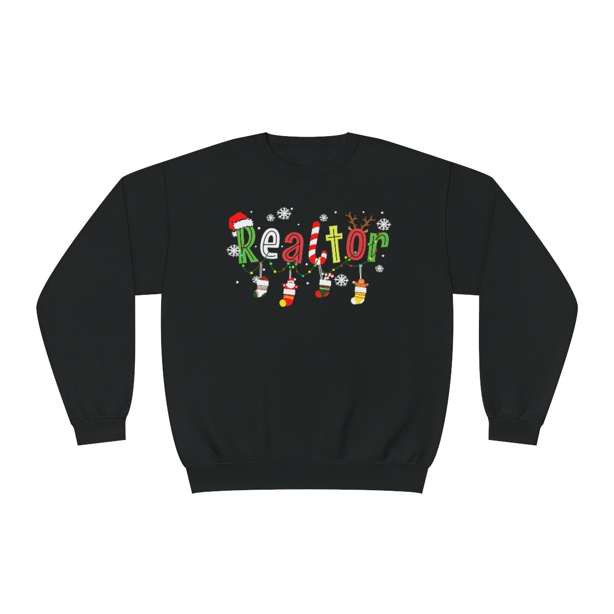 Realtor Christmas Sweatshirt - Sweatshirt | ShirtyAgents