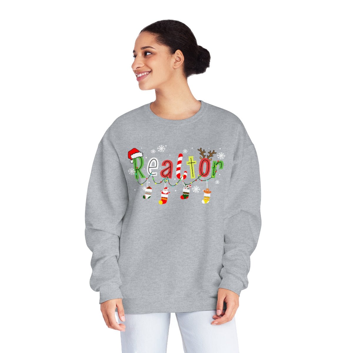 Realtor Christmas Sweatshirt - Sweatshirt | ShirtyAgents