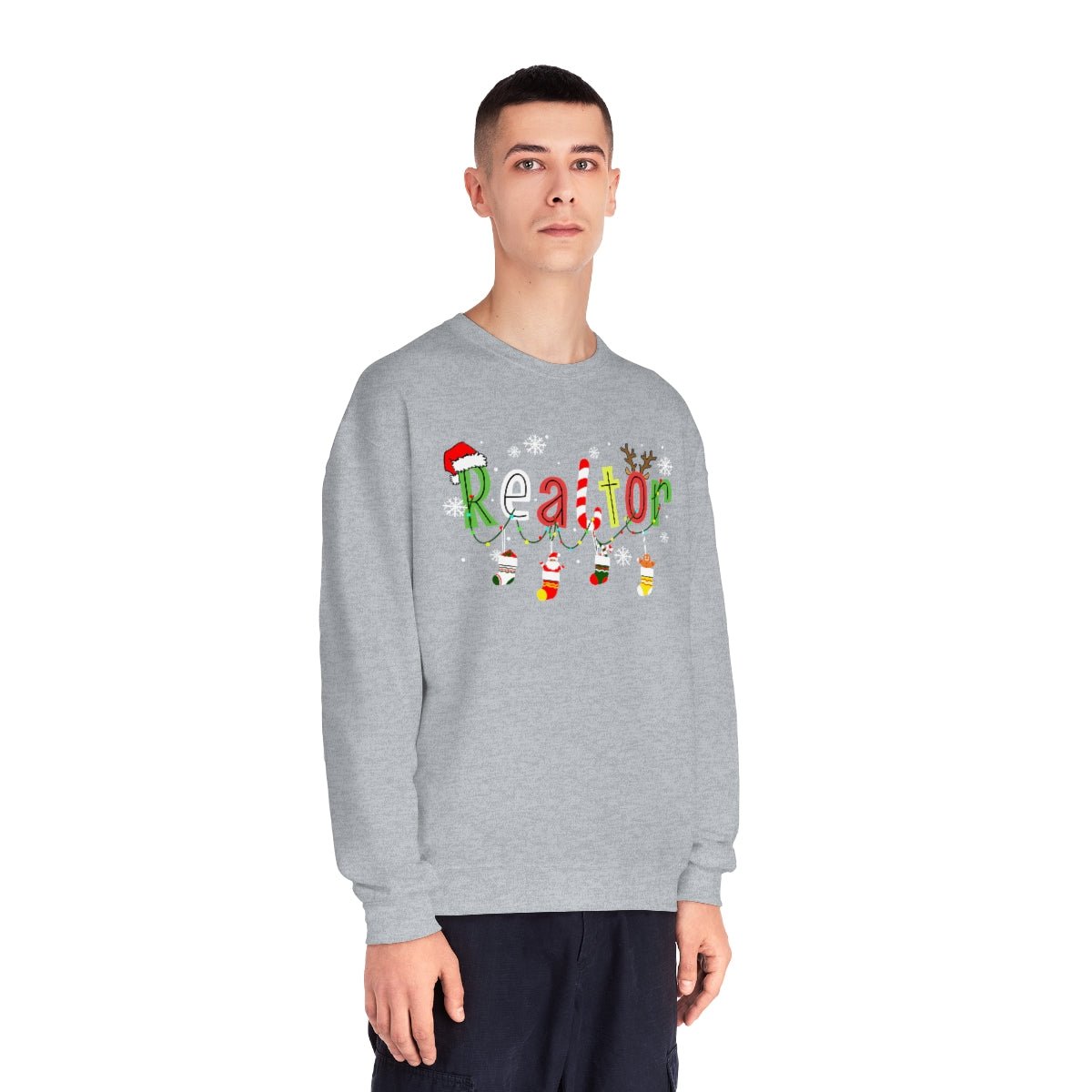 Realtor Christmas Sweatshirt - Sweatshirt | ShirtyAgents