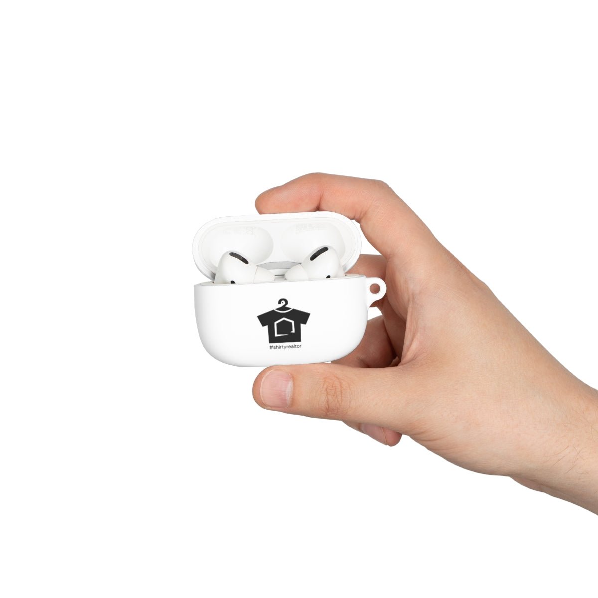 Shirty Realtor Black Logo AirPods Case - Accessories | ShirtyAgents