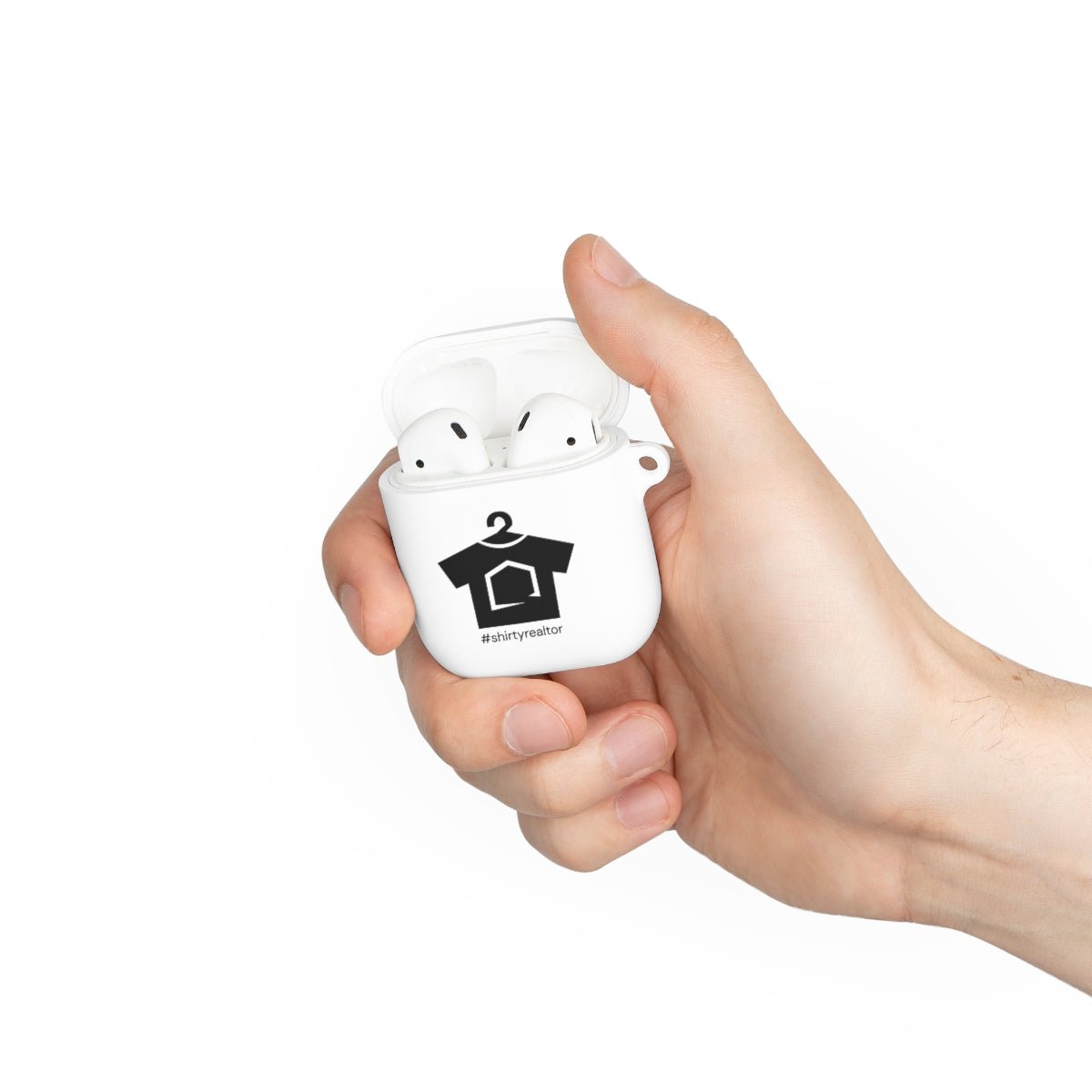 Shirty Realtor Black Logo AirPods Case - Accessories | ShirtyAgents