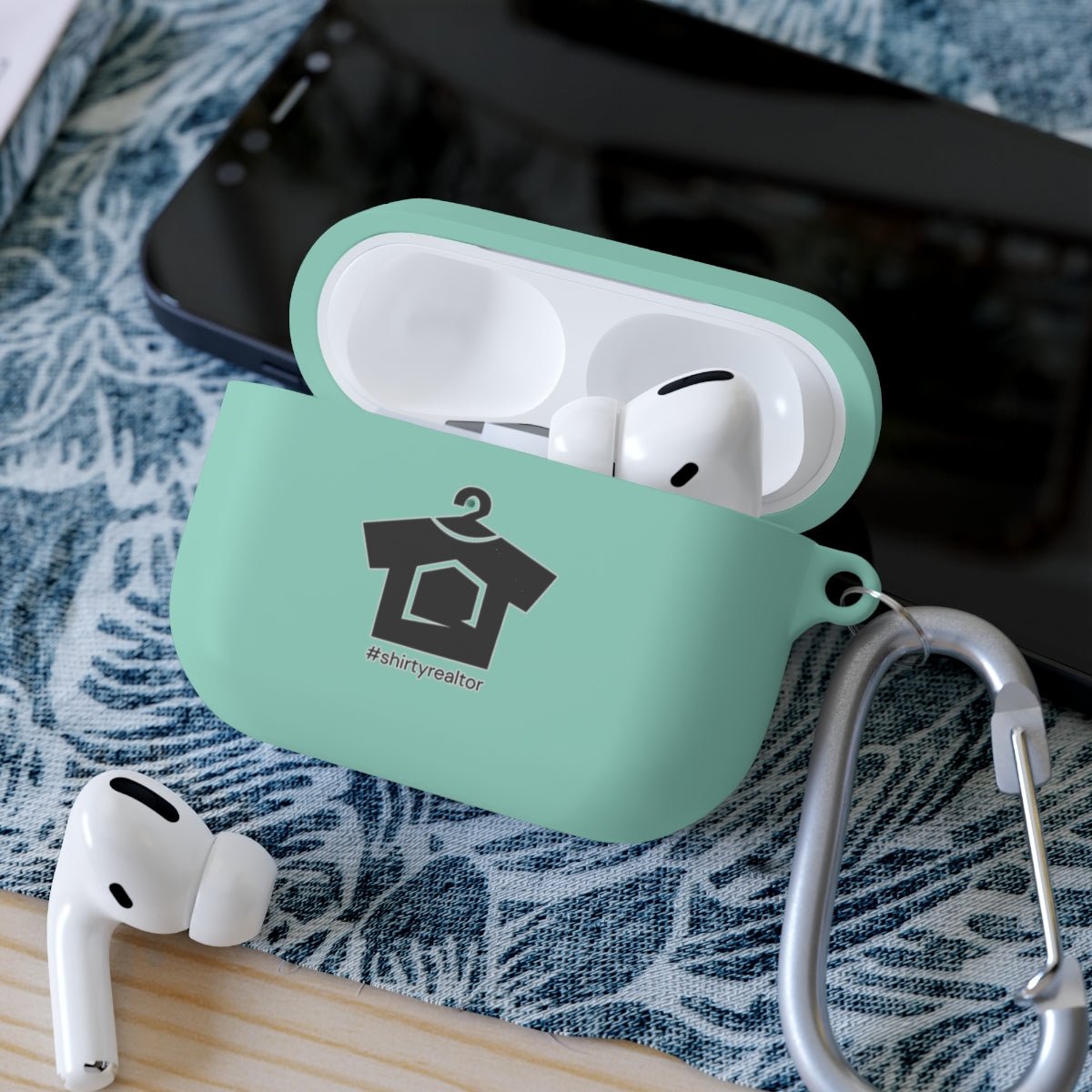 Shirty Realtor Black Logo AirPods Case - Accessories | ShirtyAgents
