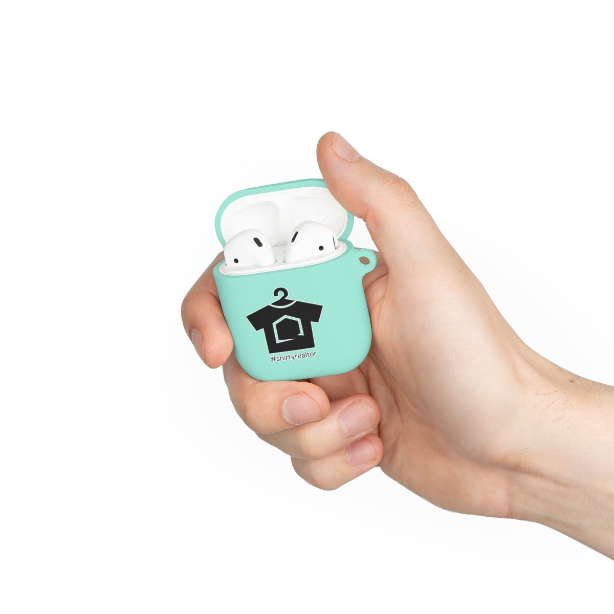 Shirty Realtor Black Logo AirPods Case - Accessories | ShirtyAgents