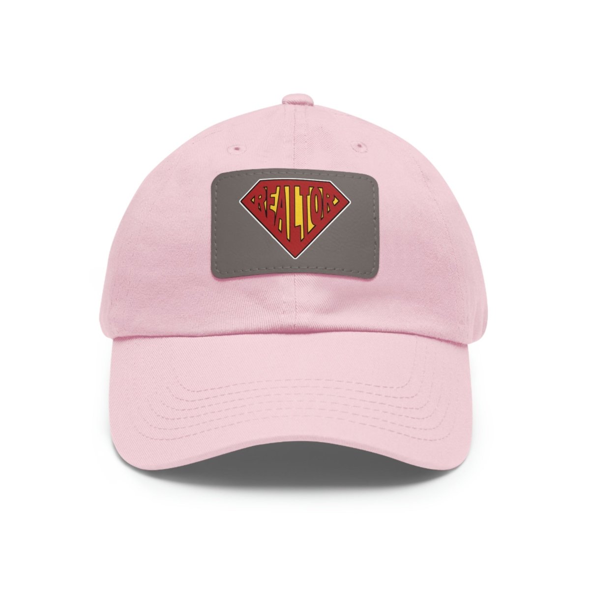 Super Realtor Hat with Leather Patch - Hats | ShirtyAgents