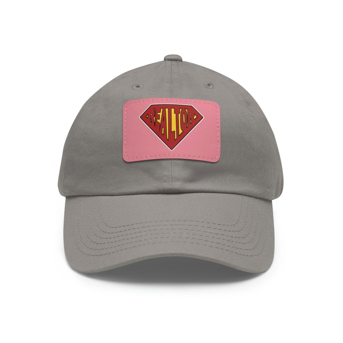 Super Realtor Hat with Leather Patch - Hats | ShirtyAgents