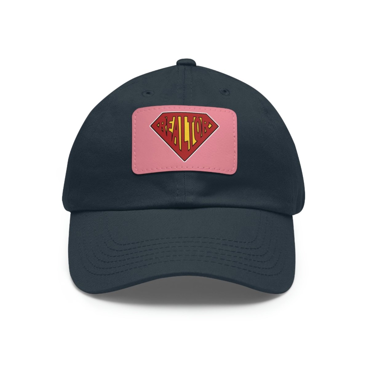 Super Realtor Hat with Leather Patch - Hats | ShirtyAgents