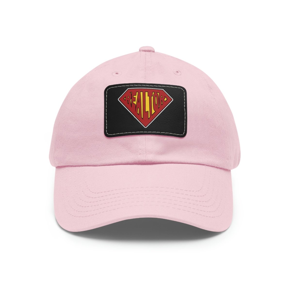 Super Realtor Hat with Leather Patch - Hats | ShirtyAgents