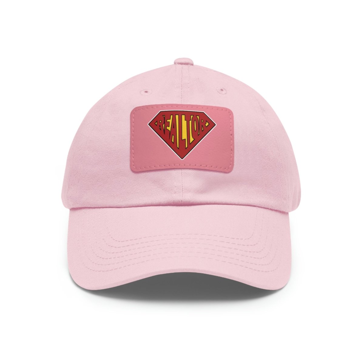 Super Realtor Hat with Leather Patch - Hats | ShirtyAgents