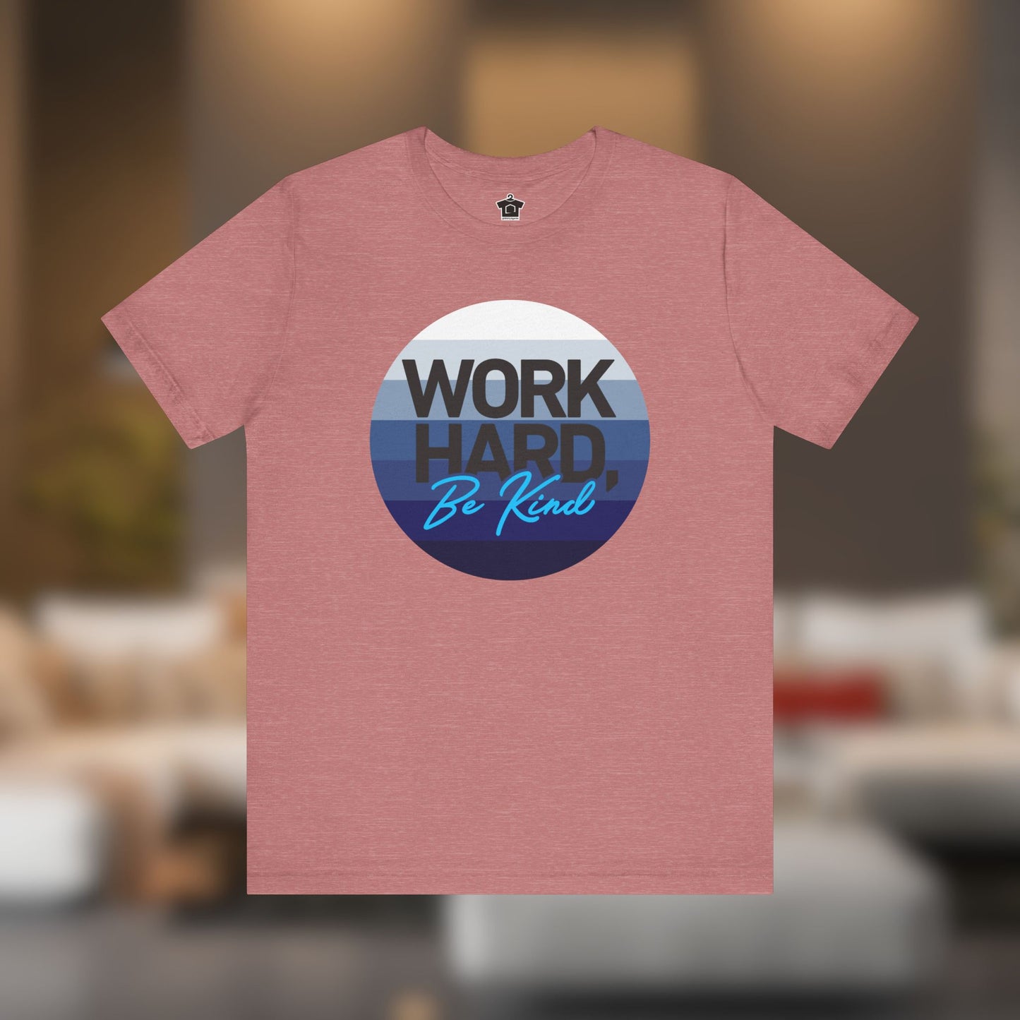 Work Hard – Horizon Blue Tee