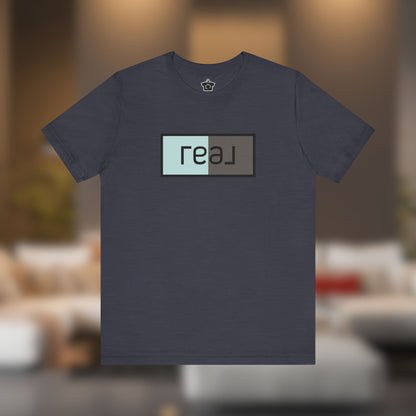 REAL Broker Logo – Modern Mint Grey Tee (Unofficial)