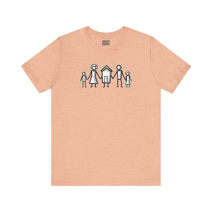 Home Is Where Family Begins" – Realtor T-Shirt