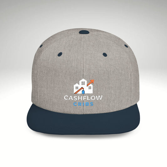 Cashflow Cribs Flat Bill Snapback Hat