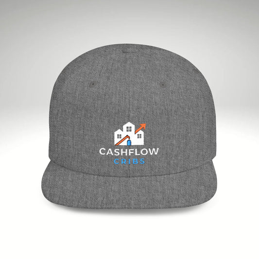 Cashflow Cribs Flat Bill Snapback Hat
