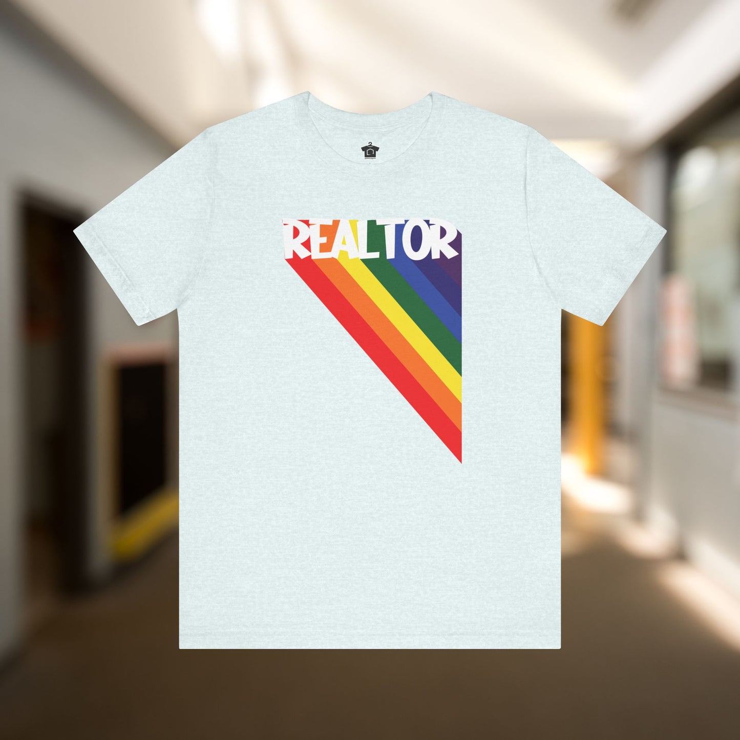 Realtor Rainbow Triangle Tshirt