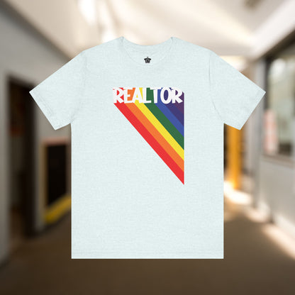Realtor Rainbow Triangle Tshirt