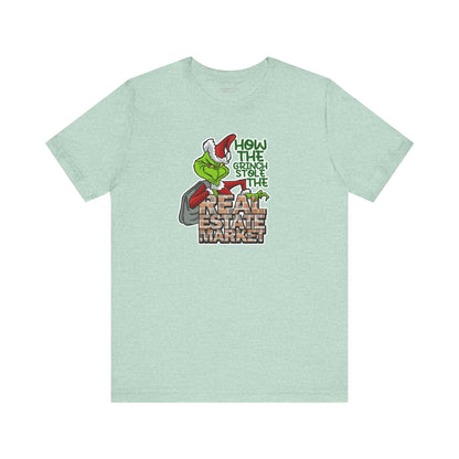 How The Grinch Stole The Real Estate Market – The Perfect Realtor® Holiday Tee