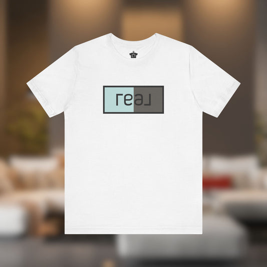 Real Broker Logo Modern Mint Grey - Unofficial
