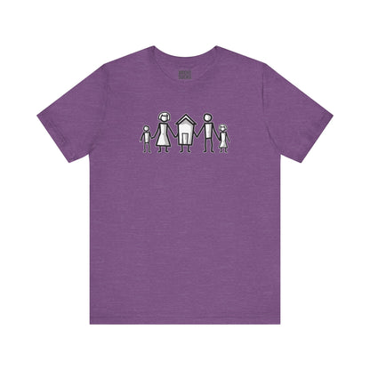 Home Is Where Family Begins" – Realtor T-Shirt
