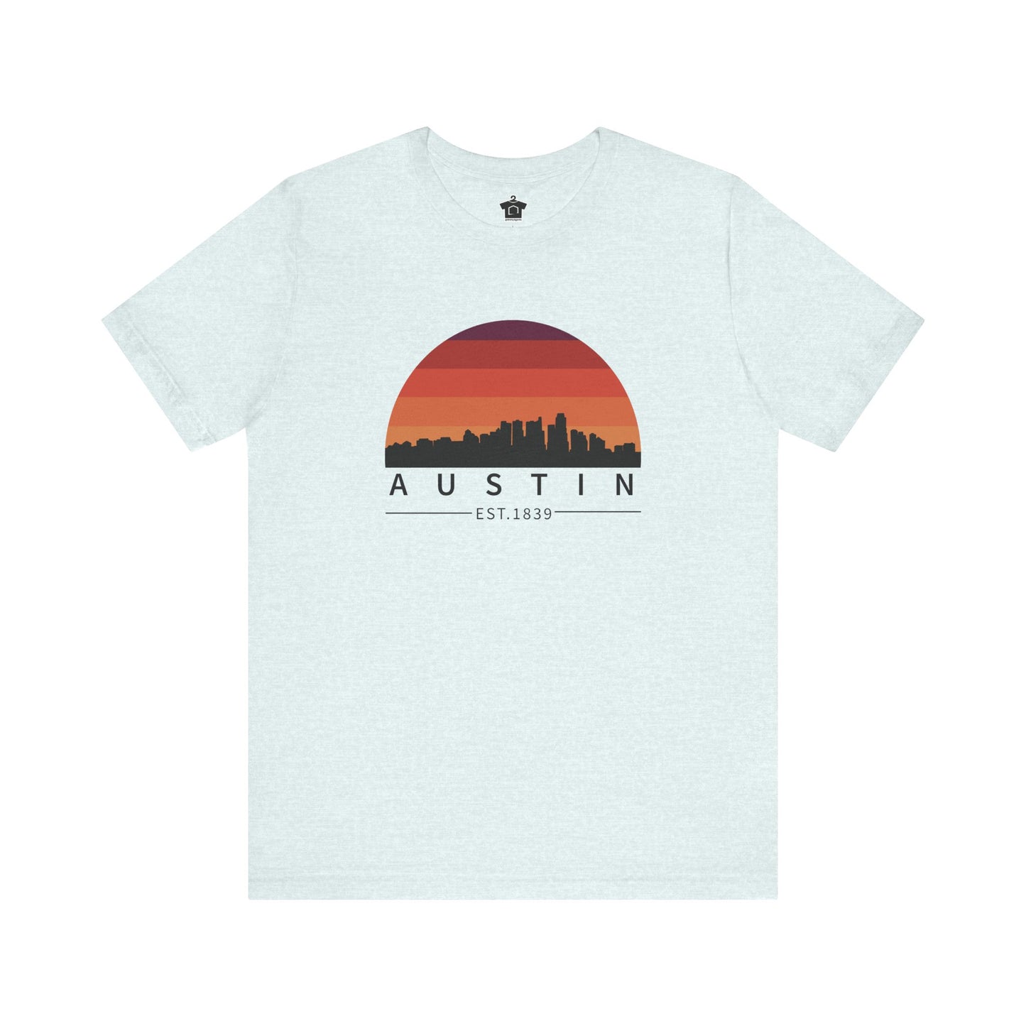 Austin Established Retro Sunset Tshirt