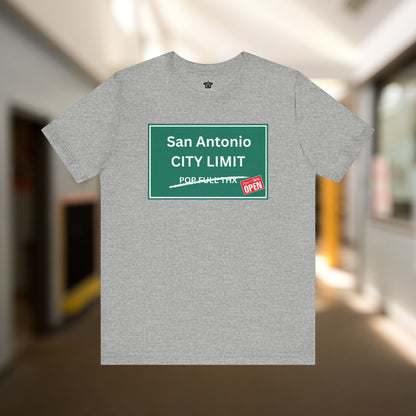 City Limit We're Open | San Antonio Tshirt