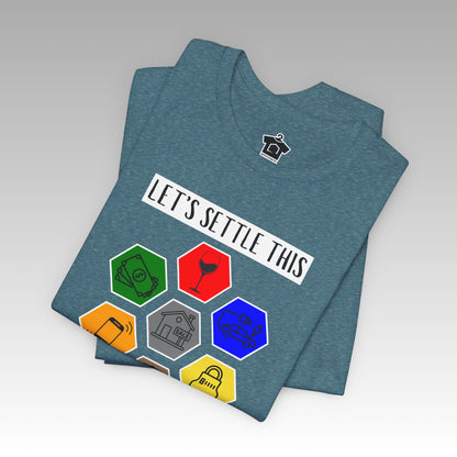 Let's Settle This Wine Version T-Shirt