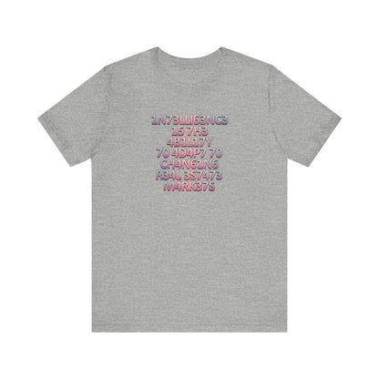 Intelligence is the Ability to Adapt - Pink Edition T-Shirt