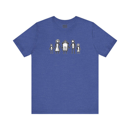 Home Is Where Family Begins" – Realtor T-Shirt