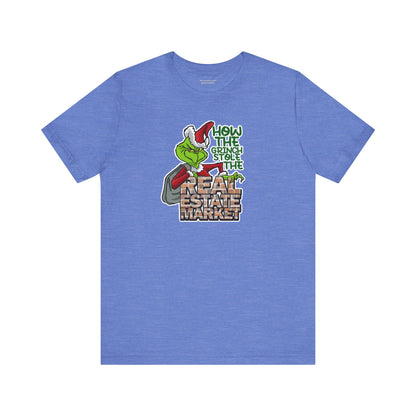 How The Grinch Stole The Real Estate Market – The Perfect Realtor® Holiday Tee