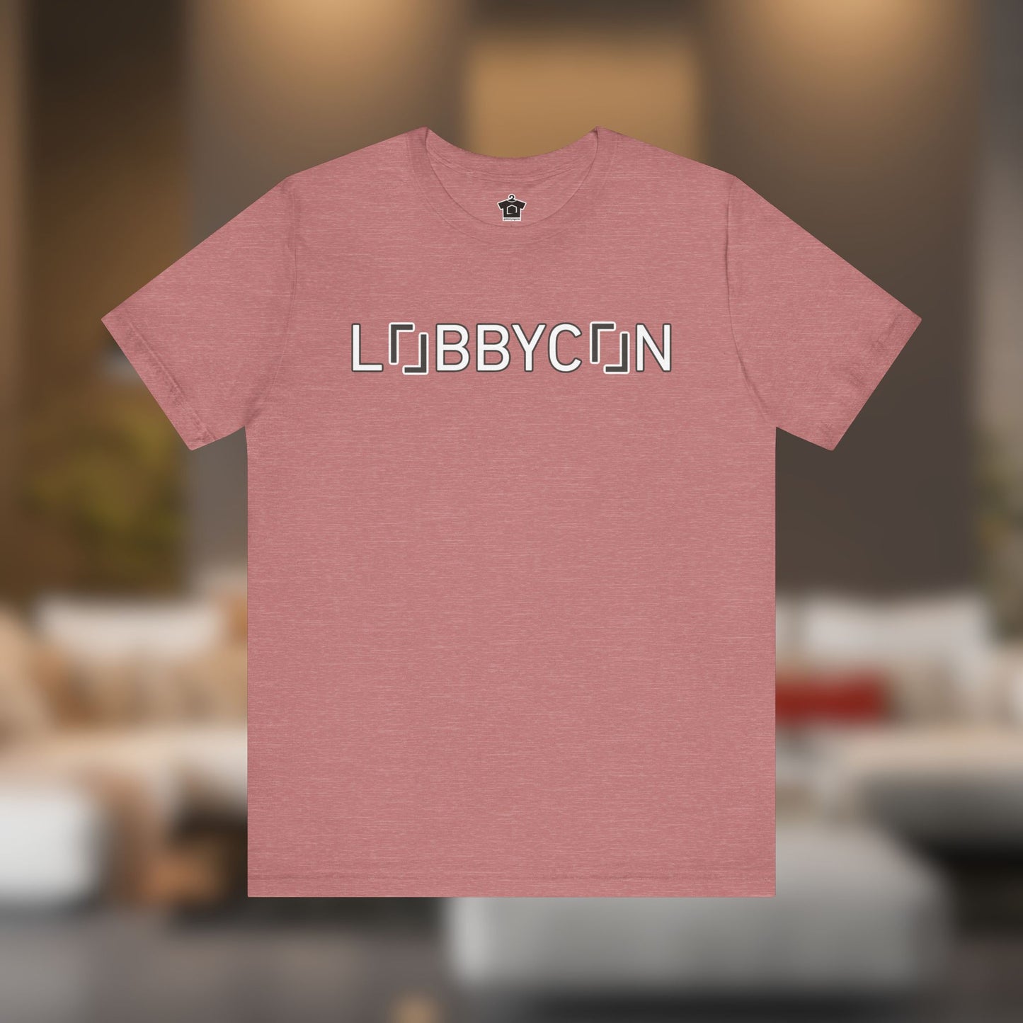 REAL LobbyCon – Black Logo Tee