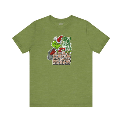 How The Grinch Stole The Real Estate Market – The Perfect Realtor® Holiday Tee
