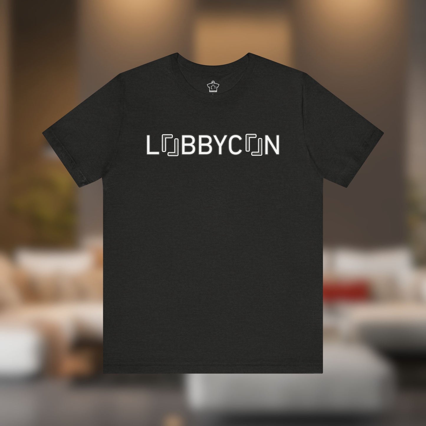REAL LobbyCon – Black Logo Tee
