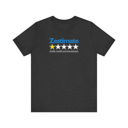 How Accurate Is The Zestimate? - Funny Real Estate T-Shirt