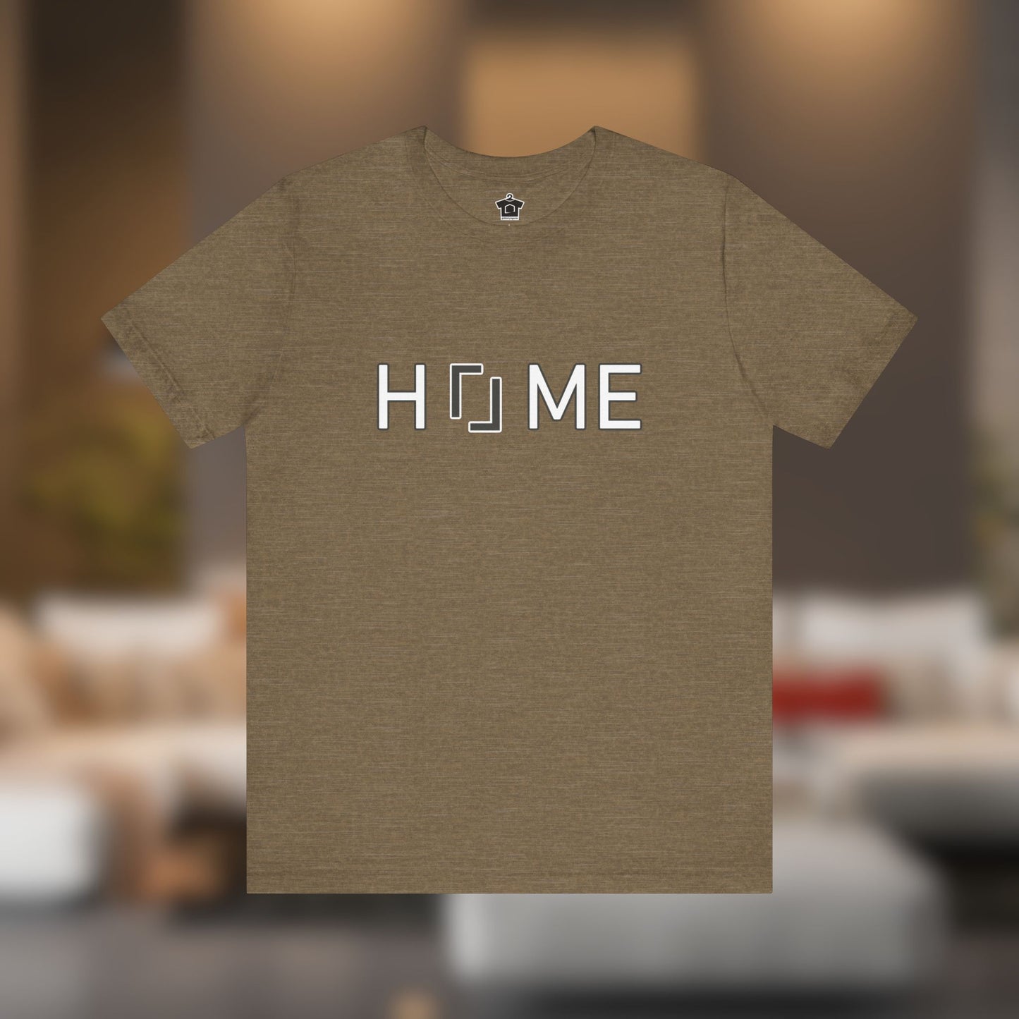 At Home with REAL Grey Tee