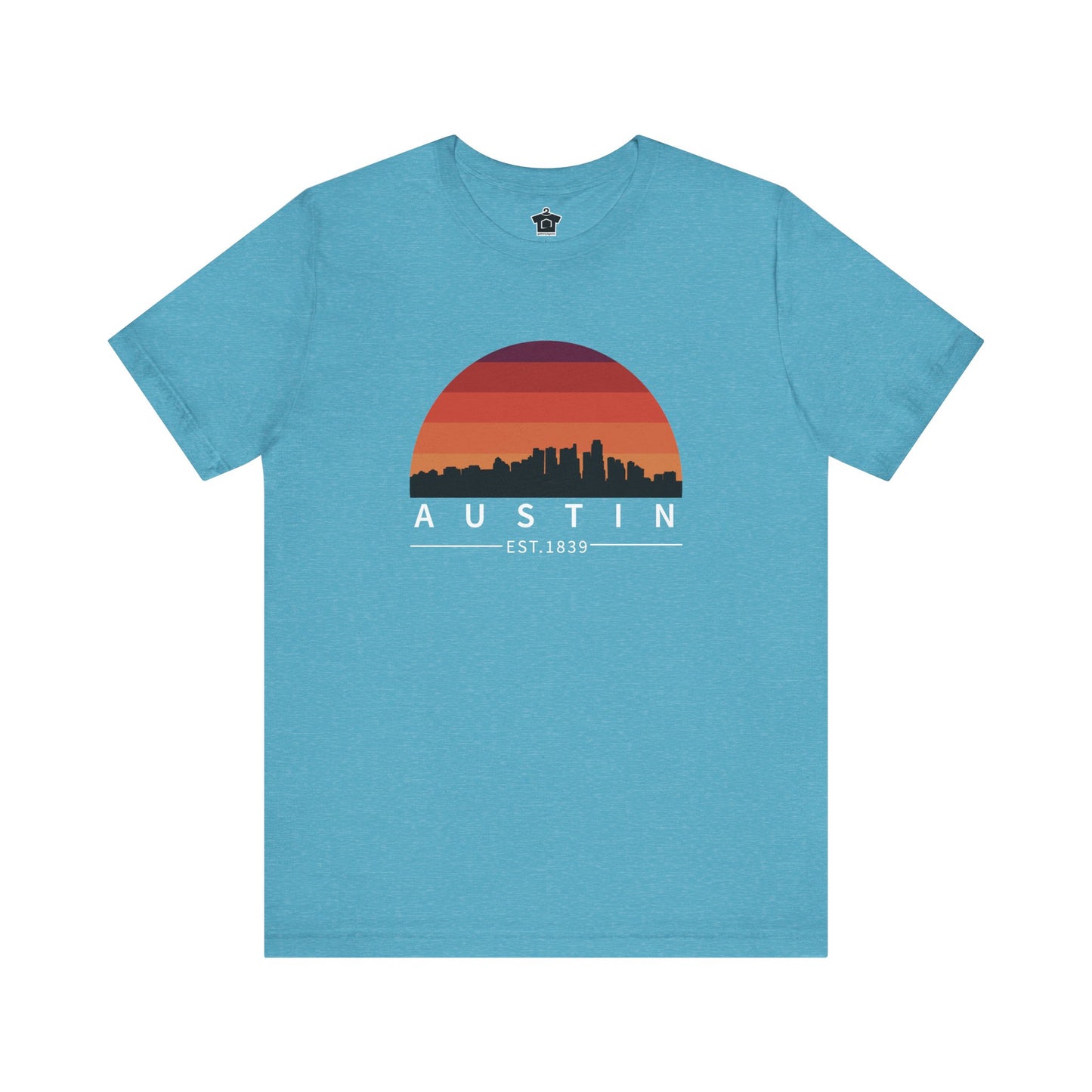 Austin Established Retro Sunset Tshirt