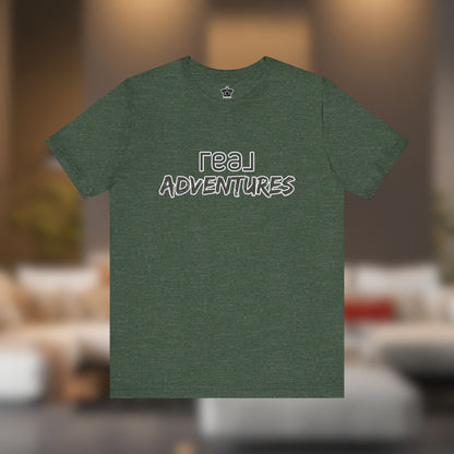 REAL Adventures – Grey Tee