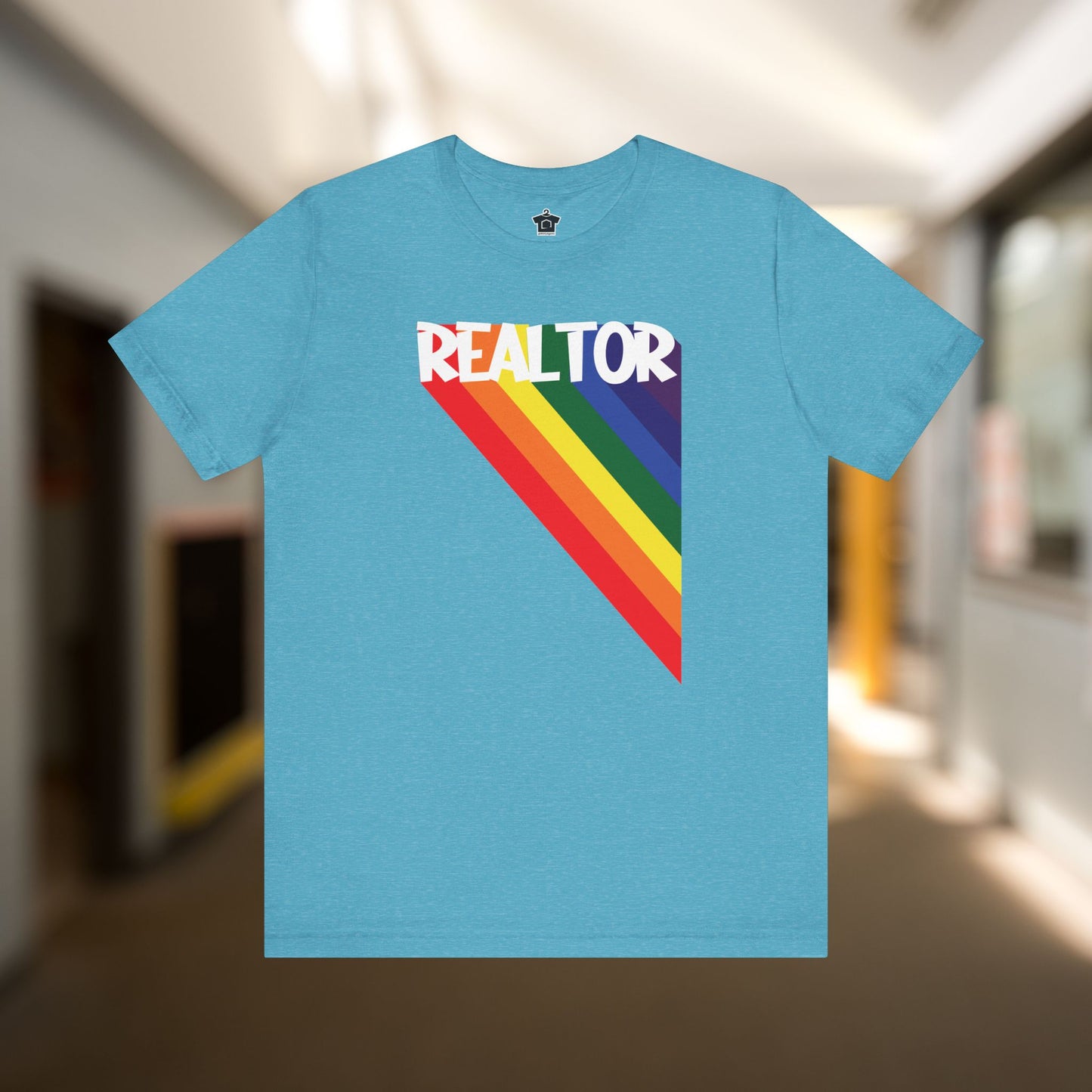 Realtor Rainbow Triangle Tshirt
