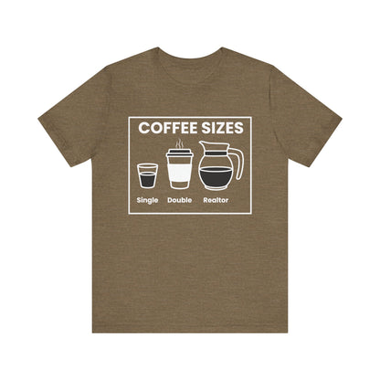 Coffee Sizes for Realtors
