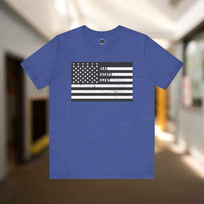 American Flag Real Estate Agent Distressed T-Shirt