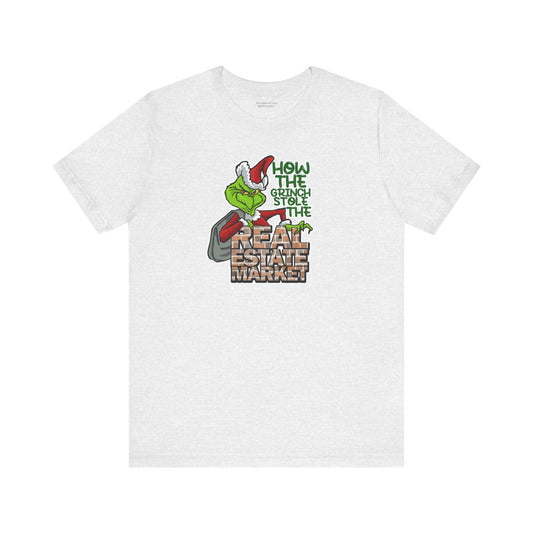 How The Grinch Stole The Real Estate Market – The Perfect Realtor® Holiday Tee