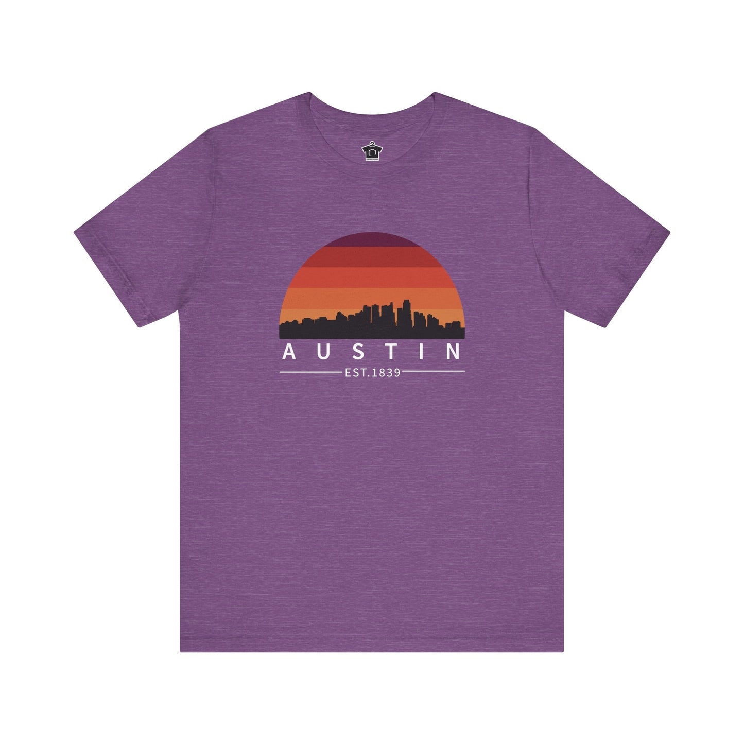 Austin Established Retro Sunset Tshirt